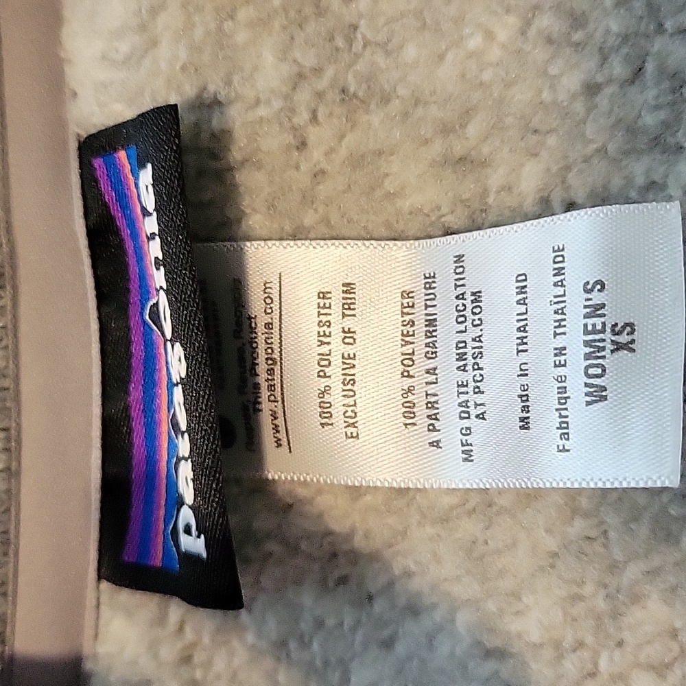 Patagonia Light Gray Full-Zip Fleece Jacket - Picture 7 of 9